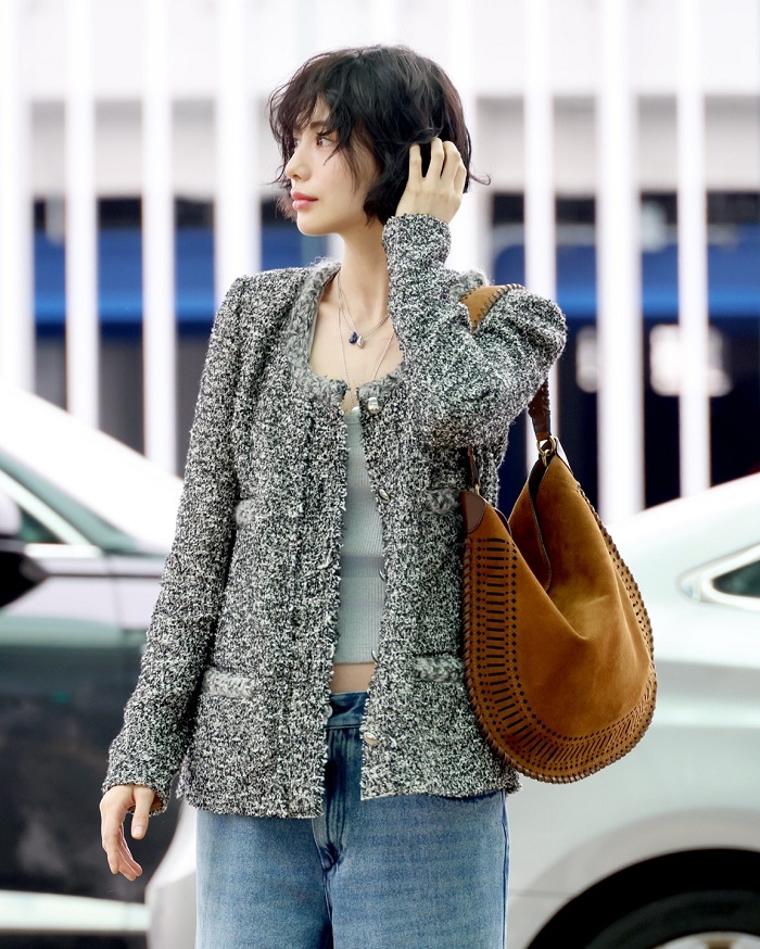 나나, 고급美 가득한 공항패션 화제 839-Image